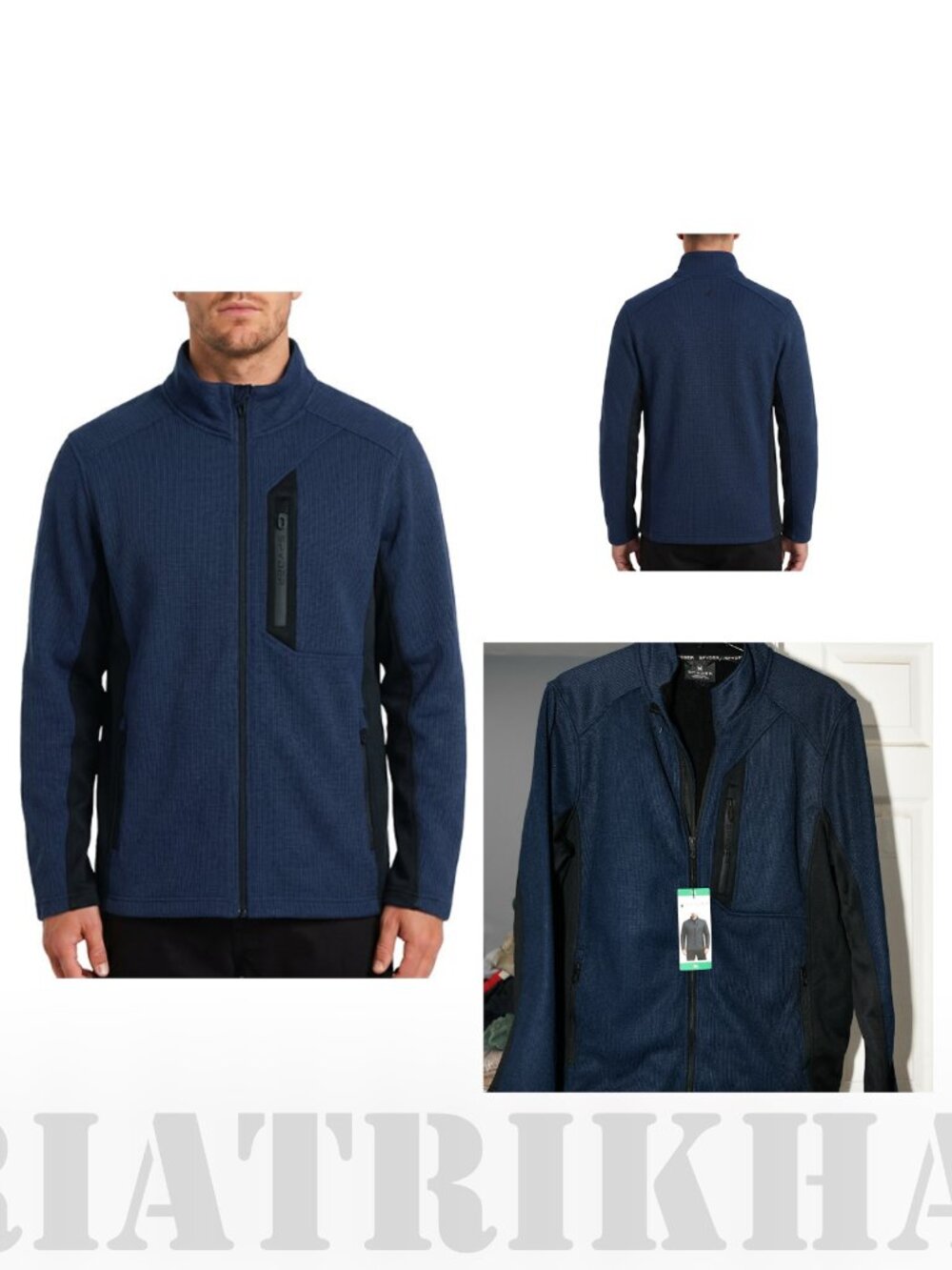 Spyder Men's Full Zip Sweater Jacket